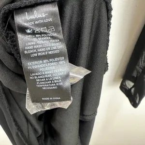 Lulus Vibrant Poise Black Mesh Ruched Maxi Dress Formal Evening Medium NWT thumbnail 10