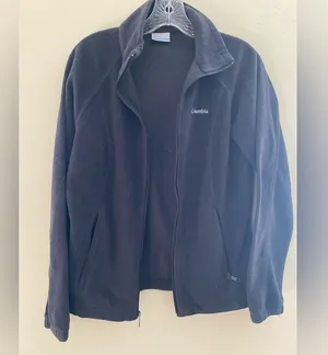 Sweatshirt with two front pockets and full zipper down thumbnail 1