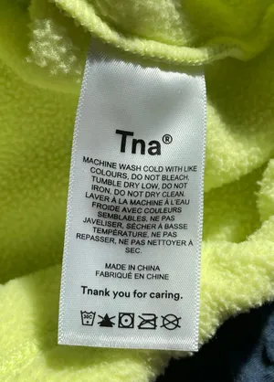 Aritzia Tna Yellow Fleece Sweatshirt thumbnail 7