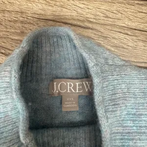 J crew light blue‎ wool blend mock neck sweater size xxs thumbnail 3