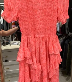 Pink Ruffle Dress  thumbnail 2