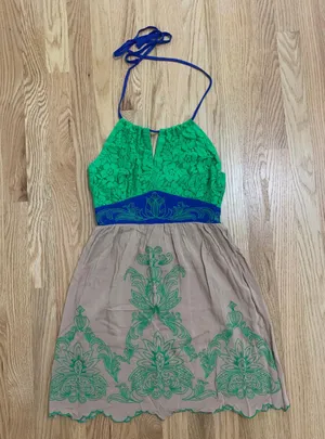 Flying Tomato Lace Printed Dress thumbnail 1