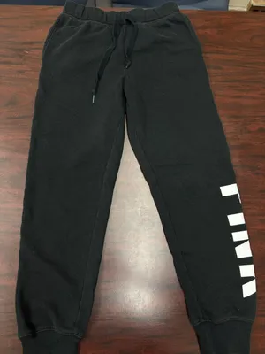 PINK Victoria’s Secret Black Sweatpants with Pockets Size X-Small thumbnail 1