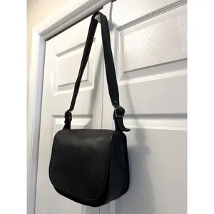 Coach Vintage Black Saddle Bag‎ legacy Y2K Classic thumbnail 4