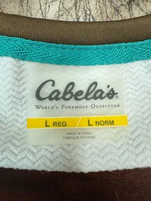 NWT Cabela’s Realtree Camouflage Long Sleeve Thermal Size Large thumbnail 5