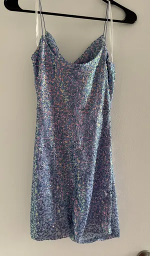 Windsor Sequin Homecoming Dress thumbnail 2