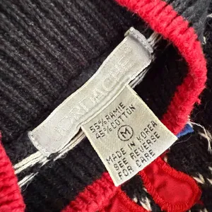 Vintage 90s Jordache Novelty Sweater Applique Embroidered Mock Neck Sweater M thumbnail 9