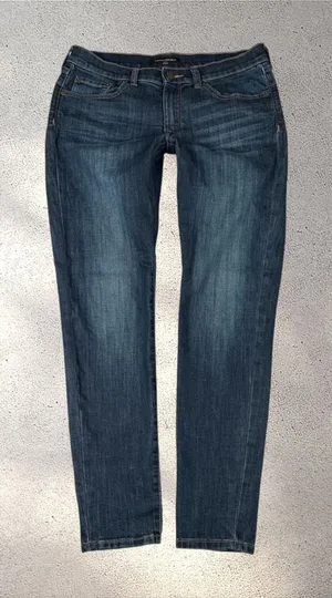 Banana Republic Dark Skinny Jeans Women’s 28/6 Blue Mid Rise Stretch Denim thumbnail 1