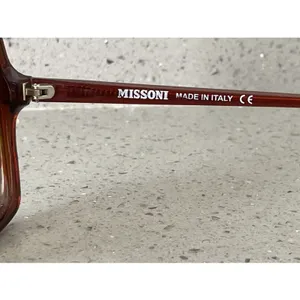 Missoni Sunglasses Frames Only Brown Red Full rim Italy MI697-03 58 14 135 thumbnail 6
