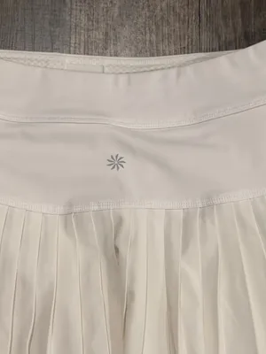 Athleta White  Pleated tennis  Mini skort thumbnail 4