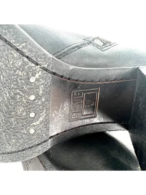 Frye Patty Artisan Zip Black Leather Ankle Boots Womens Edgy Western Size 8 thumbnail 10