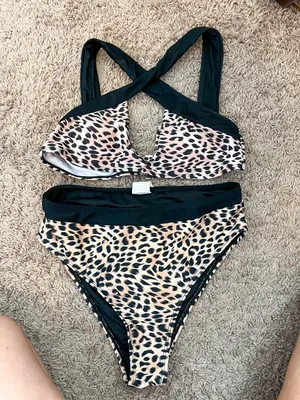 Cheetah Cross Bikini Set Multi thumbnail 2
