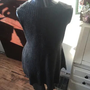 Free People Hilo oversized wool v-neck high low tunic thumbnail 3