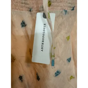 Anthropologie Scallop Babydoll Midi Dress XL Embroidered Sundress Slip Dress thumbnail 7