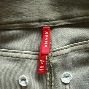 Spanx Stretch Twill Straight Leg Pants Olive Oil Green Pull On Women Size Medium thumbnail 9