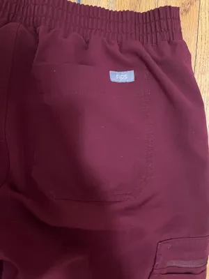 Maroon FIGS Scrub Pants thumbnail 5
