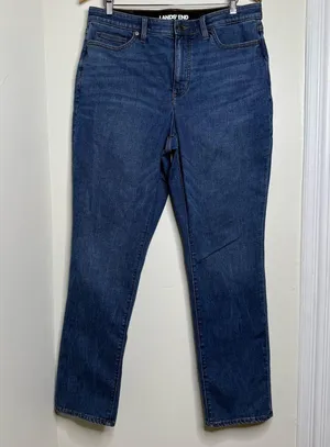 Lands’ End Denim Jeans Women’s Size 16 Inseam 31” Rise 11” thumbnail 1