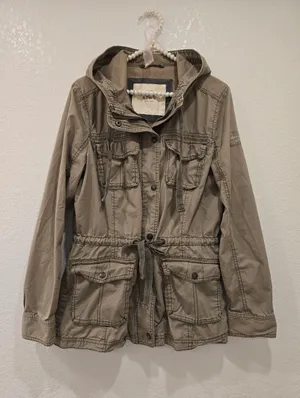Abercrombie And Fitch utility style jacket green M thumbnail 2