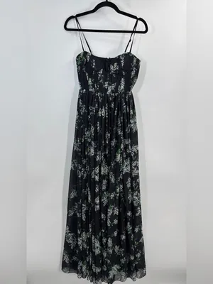 Sau Lee Georgina Gown Black Floral UK4/US0 thumbnail 4