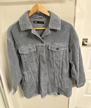 ZARA Corduroy Button Up thumbnail 1