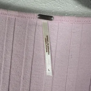 Free People Central Park Cardi Ribbed Button Down Womens Large‎ Pink 3/4 Sleeve thumbnail 3