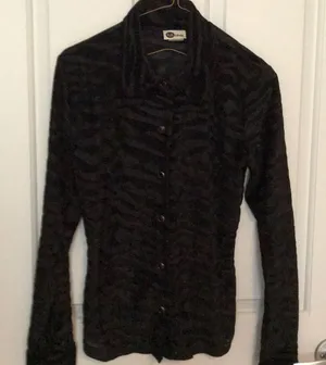 Beautiful black blouse thumbnail 1