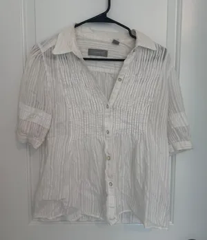Liz Claiborne White Button Up thumbnail 1