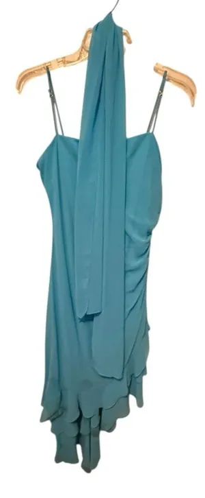 Dollar Blue Dress with Scarf Size L thumbnail 1