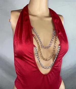 Lingerie Bodysuit Red thumbnail 2