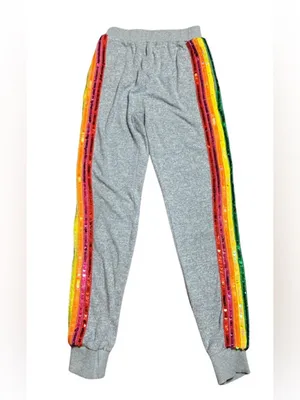 Lola + The Boys Rainbow Sequin Tracksuit Set Women’s Small thumbnail 8