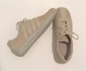 Beige leather and suede sneakers - BNWOT - size 7 thumbnail 1