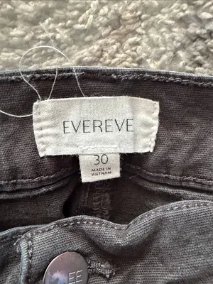 EVEREVE Emerson Utility Barrel Pants Charcoal Gray High Rise Size 30 ECV2158 thumbnail 5