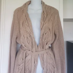 Women's The limited Beige/Khaki Sweater with Belt Size Large thumbnail 1