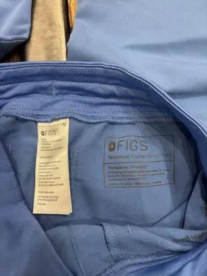 Figs W Yola HR Slim scrub pants light blue thumbnail 4