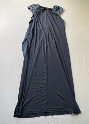 Vintage Fenucci Draped Cap Sleeve Maxi Dress thumbnail 3