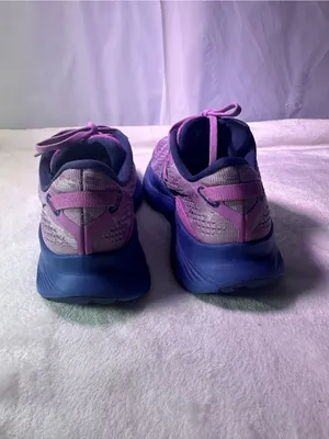 Saucony Women's Pink and Blue Running Shoe - PWRRUN Cushioning thumbnail 7
