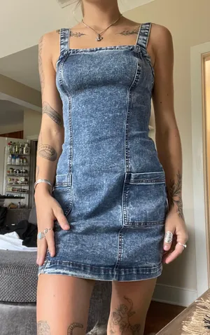 Aeropostale jean dress thumbnail 1
