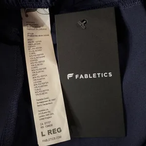 Fabletics Large Downtown Wide Leg Cargo Pants Pockets Pull-On Stretch Hi-Rise thumbnail 8