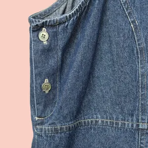 Country Store Jumper Dress Cottagecore Women 1X Blue Denim Button Pockets thumbnail 7