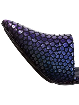 Like New Vince Camuto Leather Iridescent Embossed D’Orsay Heels Size 7.5 thumbnail 5