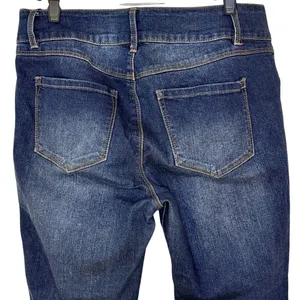 d. Jeans Dark Wash Skinny Ankle Jeans Double Button Mid Rise Jeggings Size 12 thumbnail 6