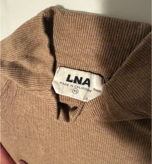 LNA Mockneck Long Ribbed Sleeve Top  thumbnail 2