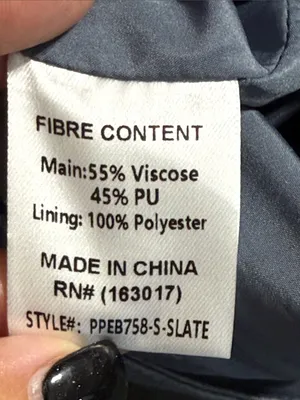 Princess Polly size 8 Ceejay faux leather mini skirt slate new with tags thumbnail 14