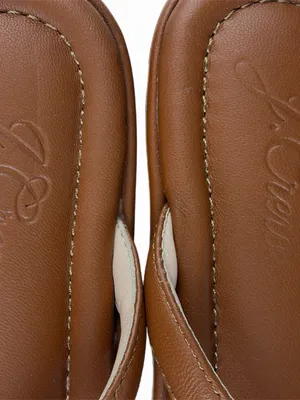 J. CREW Menorca Padded Leather Thong Sandals Brown Size 9 thumbnail 7