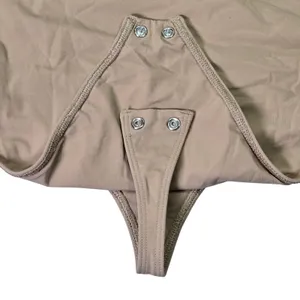 Quince Second Skin Square Neck Long Sleeve‎ Bodysuit Tan Medium CMSL001 NWT thumbnail 5