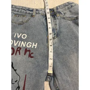 Urbanic Graphic Graffiti Jeans Women’s S Y2K Distressed Ripped Streetwear Grunge thumbnail 12