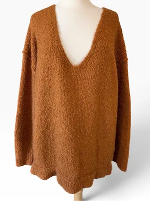 Free People Lofty V-neck Sweater thumbnail 1