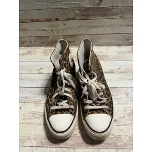 Converse Chuck Taylor All Star Lift Sneakers Women's Size 7 Leopard High Top thumbnail 2