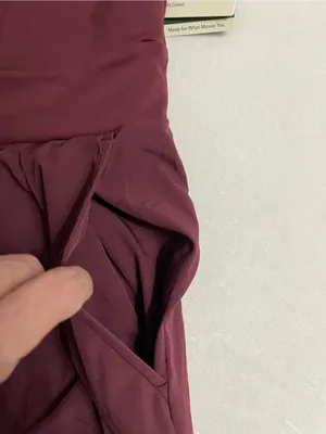 Halara Breezeful Backless, Side Zipper Sleeveless Wide Leg Jumpsuit Deep Plum L thumbnail 14
