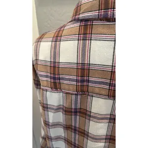 Jach's Girlfriend Tartan Plaid Flannel Shirt Women Med Button Up Outdoors Casual thumbnail 7